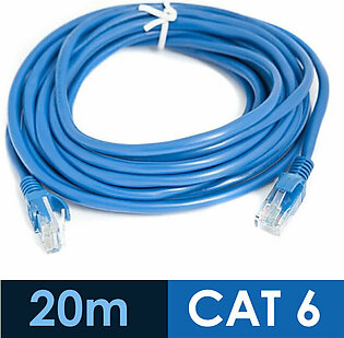 20 Meters Lan Cable Cat 6 (60 Feet) Cat 6 Utp High-quality (20marl)