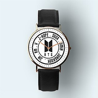 BTS Watch Jimin Suga Names Amazing Design Watch For Men & Women Wrist Watch
