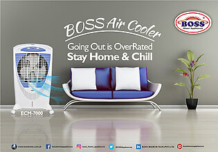 Boss Air Cooler K.e. Ecm-7000 -ib With Ice Box