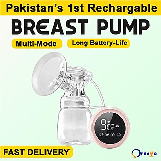 Ornavo Breast Pump Electric, 9 Speeds & 2 Modes Best Breast Pumps | Bpa Free Electric Breast Pumping Machine & Milk Pump With Baby Feeder | Automatic Breast Pump Silicon