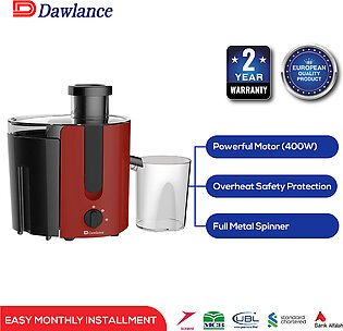 Dawlance Hard Fruit Juicer DWHJ 4002 RB/ with Overheat Safety Protection- 2 Years Brand Warranty