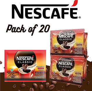 Coffee Sachet 2gm Nescafe Classic (pack Of 20)