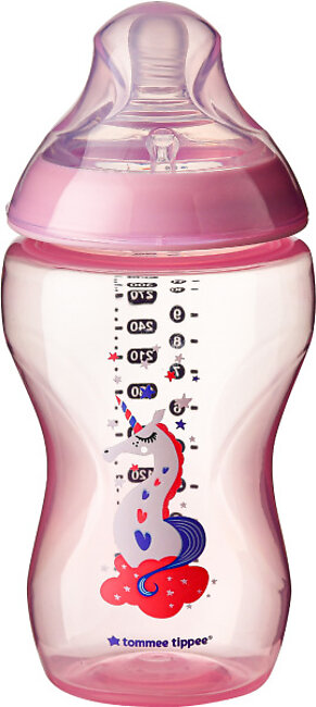 Tommee Tippee Tinted Feeding Bottle 340ml - Pink