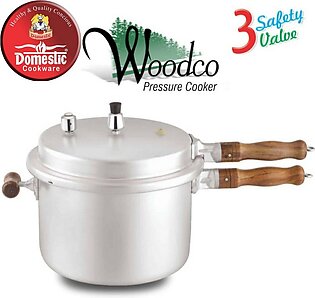 Domestic Wood Handle Pressure Cooker New Style