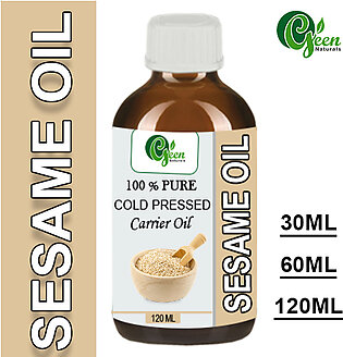 100 % Pure & Organic Sesame Seeds Oil ( Edible ) for Baby Body Massage | Till Oil Cold-Pressed For Skin ( Refined )