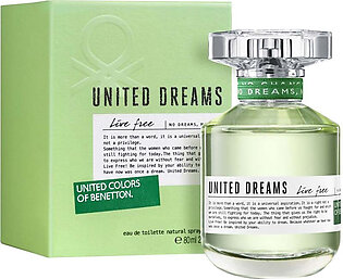 United Colors Of Benetton Live Free Edt Perfume 80ml