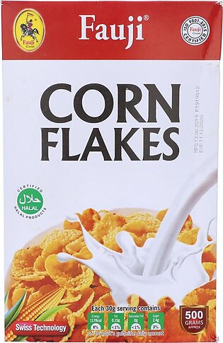 Faujii Cereal Corn Flakes 500 Gm