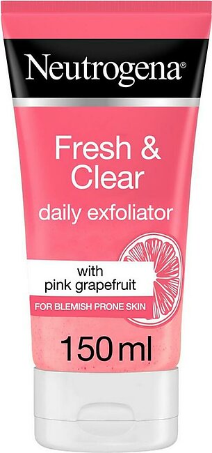 NEUTROGENA - Fresh & Clear Daily Exfoliator, Pink Grapefruit Vitamin C, 150ml