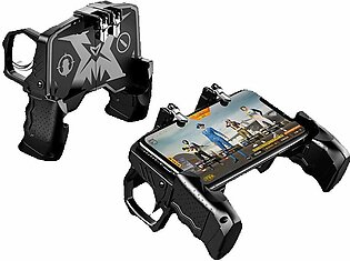 Energy - ENRG Mobile Game Controller Trigger Fire Buttons L1R1 Shooter Joystick 4.7- 6.5 inch iPhone & Android Phone For PUBG/Call of Duty/Fortnite Black