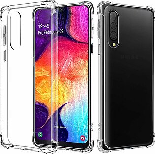 Samsung Galaxy A50 OR Samsung Galaxy A30s Soft Silicone TPU Transparent Back Cover With Camera Protection