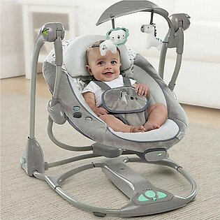 Music Baby Swings For Infants ， Electric Adjustable Rocking Chair With Remote Control，3-in-1 Adjustable Backrest Baby Bouncer Seat