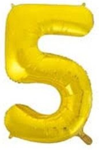 16 Inch Golden Number Foil Balloon Birthday Party Decorations Helium Foil Mylar Letter Balloons 0 To 9