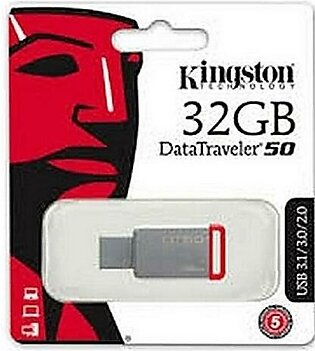 110% Orignal Kingston 32gb Dt50 -3.1 Usb Flash Drive With 6month Warranty