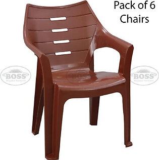 Boss Bp-628 (pack Of 6) Full Plastic Elegance Chair