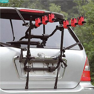 Car Rack Trunk For 3 Bicycles