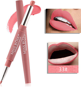 MISS ROSE High Pigment 2 In 1 Lip Liner + Lipstick