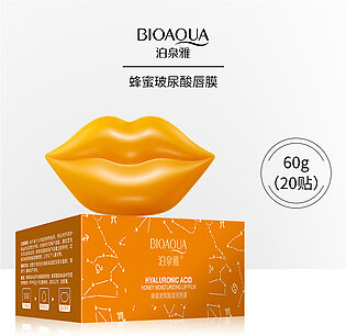 Bioaqua Hyaluronic Acid Honey Lip Mask Lip Moisturizing Hydrogel Lip Mask Lip Patches (20pcs) 60g Bqy91567
