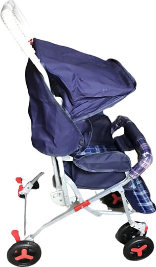 Alloy Foldable Baby Stroller Pram For Newborn Blue Color