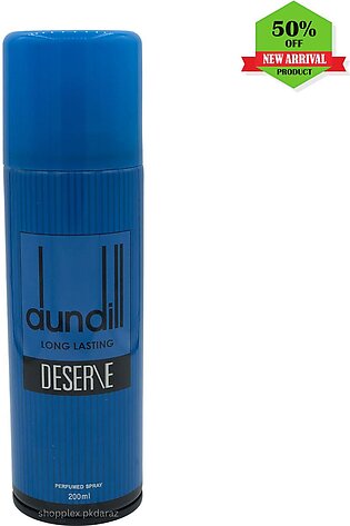 Body Spray Dundill Deserve Blue By Freshrite Pour Homme 200ml Big Bottle Imported High Quality Perfumed Body Spray For Men And Women Unisex Body Spray For Boys And Girls