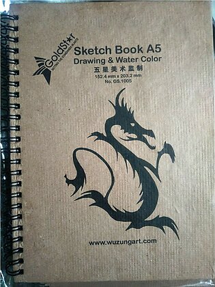 Drawing And Water Color Sketch Book A-5