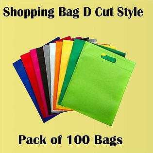Bundle Of 100 Piece Shopping Bag 6x8 Size Non Woven Material