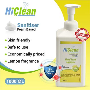 Hiclean Hand Foam Sanitizer (lemon) - 1000ml
