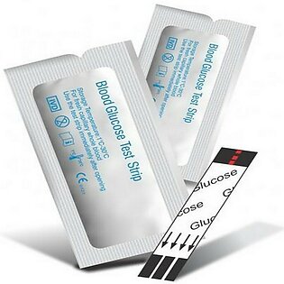 Certeza - Glucose Test Strips For Certeza Gl 110 Meter - 50 Pcs - Foil Pack