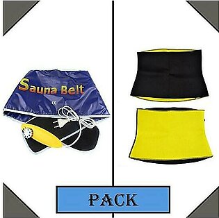 Pack Of 2 - Sauna Belt With Hot Shaper Belt