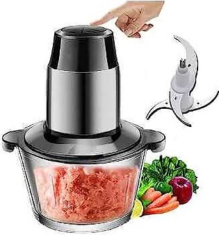 Electric Meat Grinder Chopper Stainless Steel Sharpe Blades 4 Pcs 1000 Watts Copper Motor 3l Multi-function Food Processor - Meat Mincer Grinder Blender Chopper Mixer By Joyclick- Herbs, Onions, Garlics, Spices, By Joyclick
