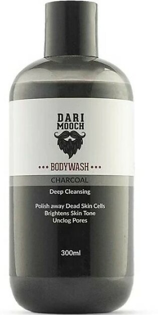 Dari Mooch - Charcoal Body Wash Brightens Skin Deep Cleansing 300ml