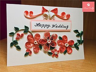 Happy Wedding Card Wishing Card Greeting Card Hand-made Card