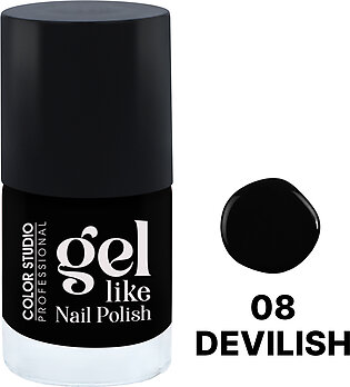Color Studio Gel Like Nail Polish - 08 Devilish