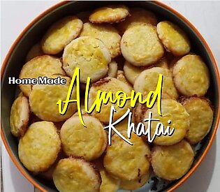 Homemade Special Almond Nan Khatai - 500 Grams