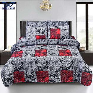 Khan Tex Premium Quality 6pcs Comforter Set Soft And Fluffy - In Multicolor And Different Elegant Desings