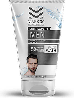 Mark 30 Skin Expert Men Face Wash 100g |facial Cleanser Moisturizing Oil Control L Face Wash For Men| Face Wash L Facewash For Men L Face Wash For Men L