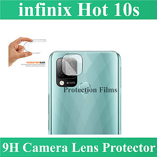 Infinix Hot 10s Back Camera Glass Protector Flexible Unbreakable Gorilla Nano Lens Glass Film For Infinix Hot 10s - Transparent
