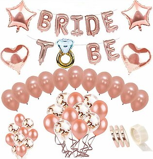 bride To Be Balloon Kit Bridal Shower Party Decoration Balloon Garland Wedding Decor Engagement Party