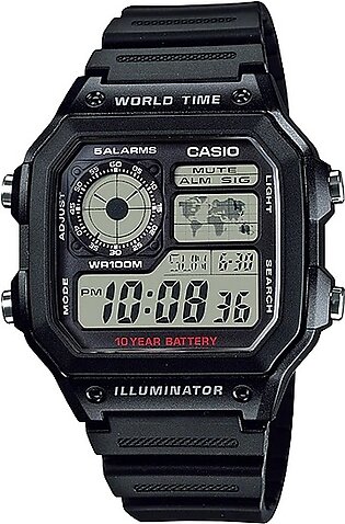 Casio - Ae-1200wh-1avdf - Youth Series Digital Watch