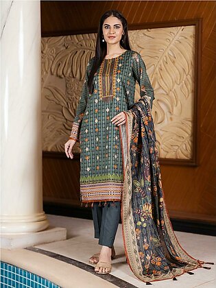 Salitex 2 Piece Unstitched - Printed Lawn Shirt With Printed Lawn Dupatta Uns23ca010ut Suit For Women
