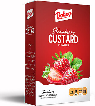 Bakea Strawberry Custard Powder 250g