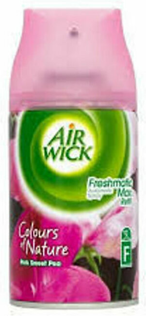 Air Wick Fresh Matic Colour Of Nature Sweet Pea Automatic Sensor Machine 250 Ml Refill Room Freshner