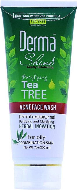 Derma Shine - Tea Tree Face Wash 200 Ml