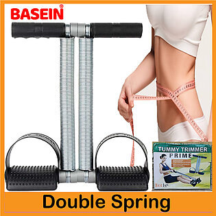 Basein Tummy Trimmer Double Spring High Quality Weight Loss Bally Fat Machine For Home Gym