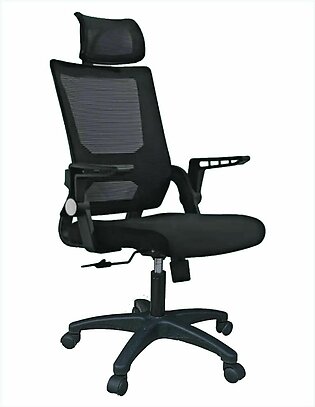 Executive Headrest Revolving Chair With Folding Arm/ceo Chair/boss Chair/computer Chair/gaming Chair/ergonomic Chair