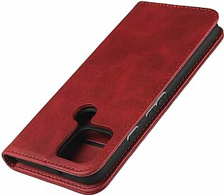 Infinix Hot 10 Rich Boss Synthetic Leather Flip Cover Shock Proof Case