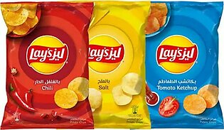Lay's Chips Assorted Value Pack 3 X 155gram Chocko Shocko