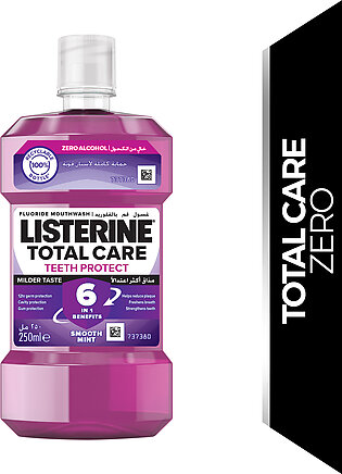 ListerineÂ®, Mouthwash, Total Care, Zero Alcohol, Smooth Mint, 250ml