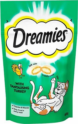 Dreamies Cat Treats With Turkey 60 Gm