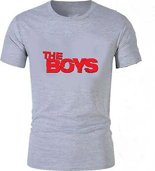 New The Boys Printed T Shirt For Men Half Sleeves Round Neck Trendy T Shirt All Colours