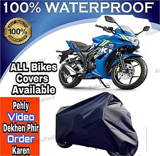 Suzuki Gixxer 150 Bike Top Cover Keep SAFE & CLEAN - 100% Water Dust Proof ANTI SCRATCH Long Life QUALITY 9F-DC